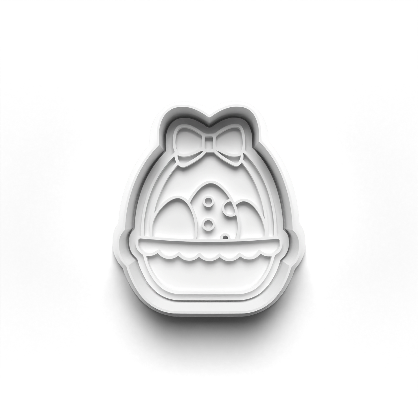 Easter PRV Fondant & Cookie Cutter Set with Stamp - Orange, Green, Brown, Tan - 2 Inches,Food-Safe PLA & PETG