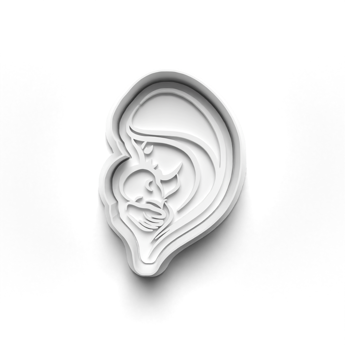 MOTHER'S DAY PRV, LOVE MOM, Mothers DAY Press with Dough Cutter, Baking Mold & Cutter & Stamp for Baking and Crafting (Copy)