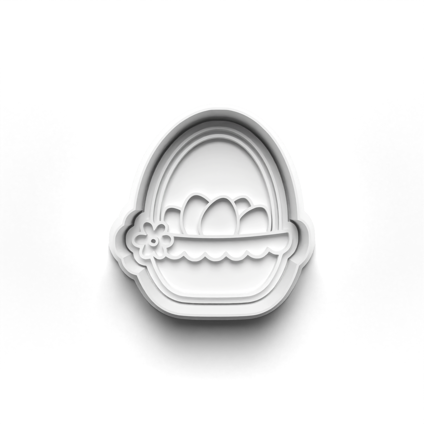 Easter PRV Fondant & Cookie Cutter Set with Stamp - Orange, Green, Brown, Tan - 2 Inches,Food-Safe PLA & PETG
