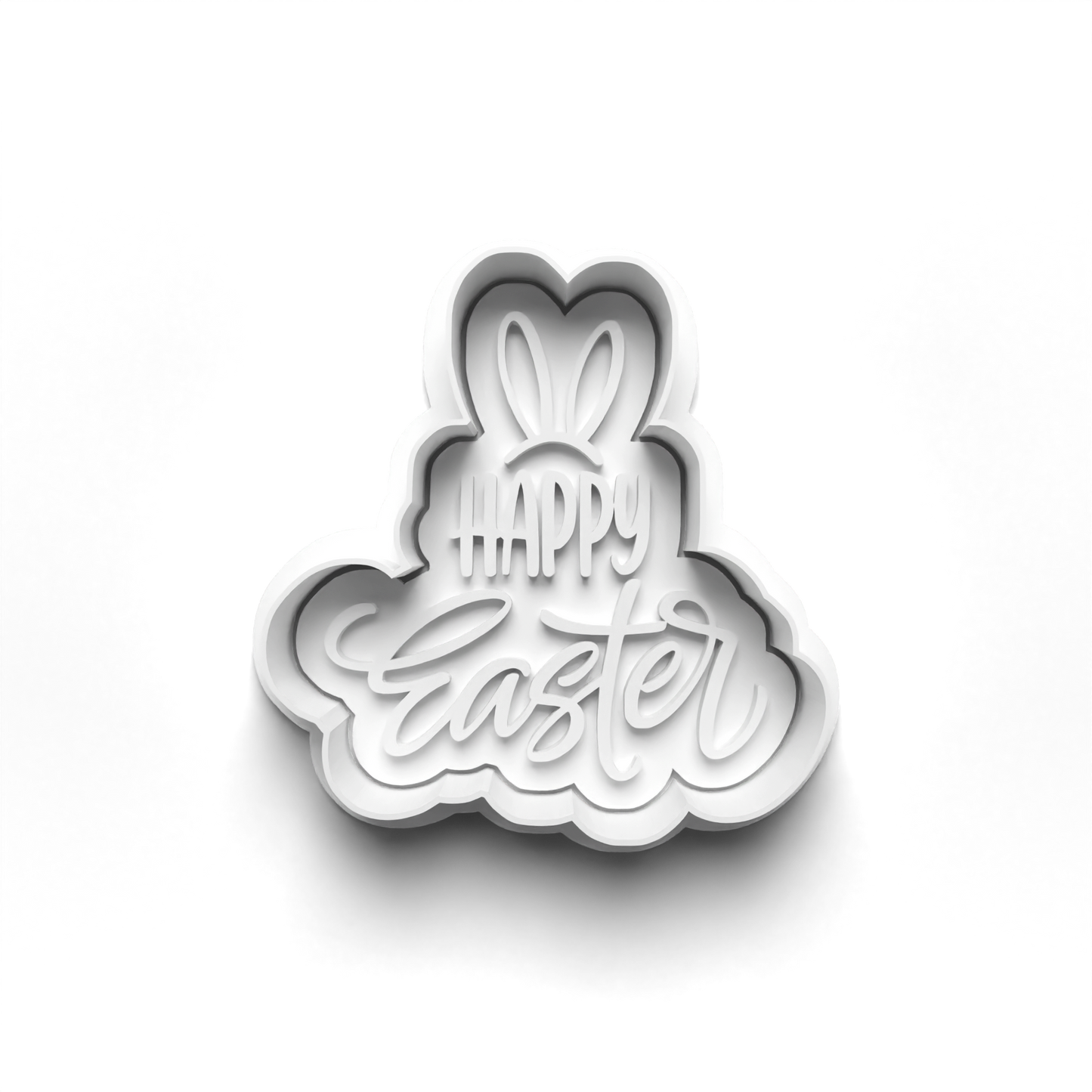 Easter PRV Fondant & Cookie Cutter Set with Stamp - Orange, Green, Brown, Tan - 2 Inches,Food-Safe PLA & PETG