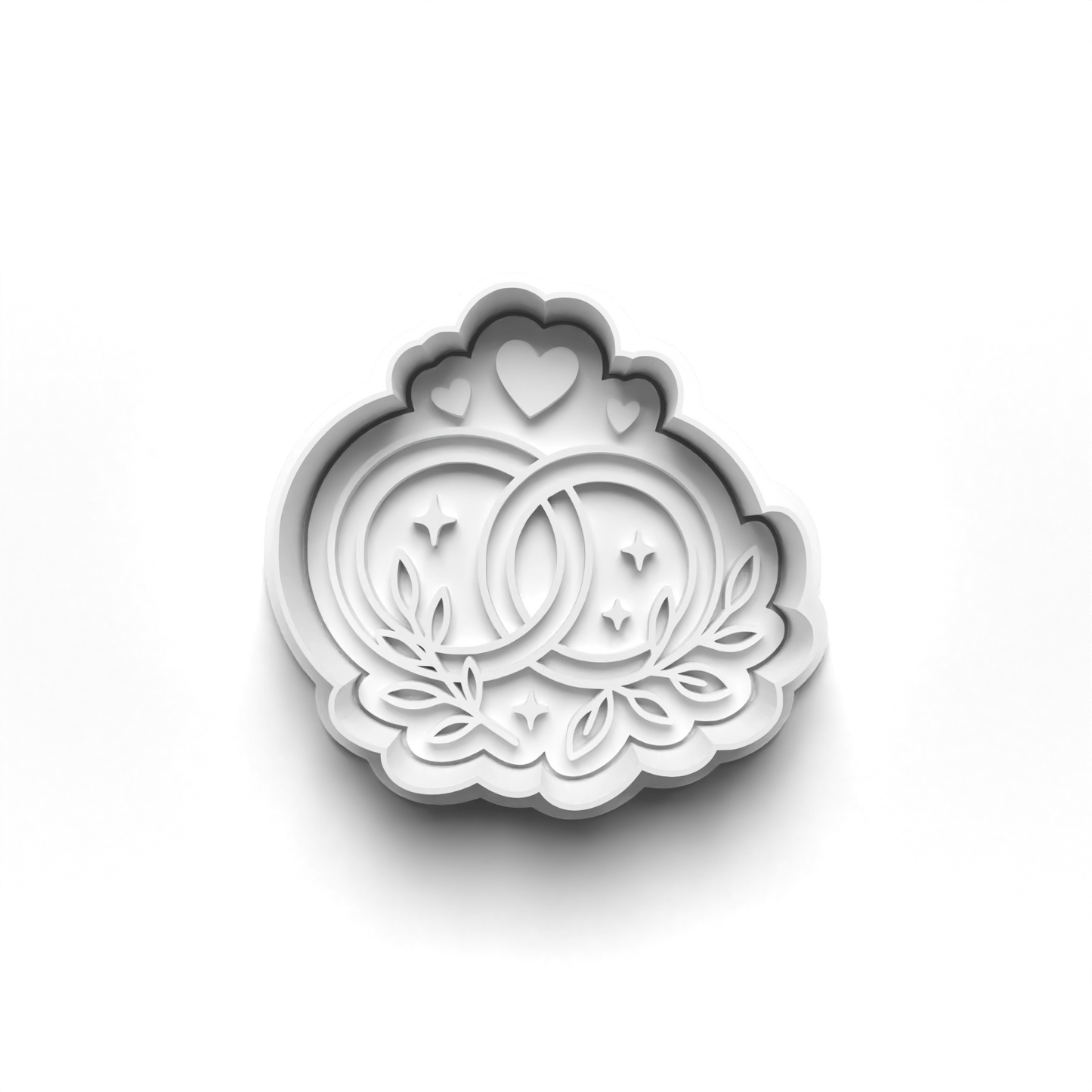 WEDDING cutter and stamps 2" baking, arts and crafts Bakeware Set