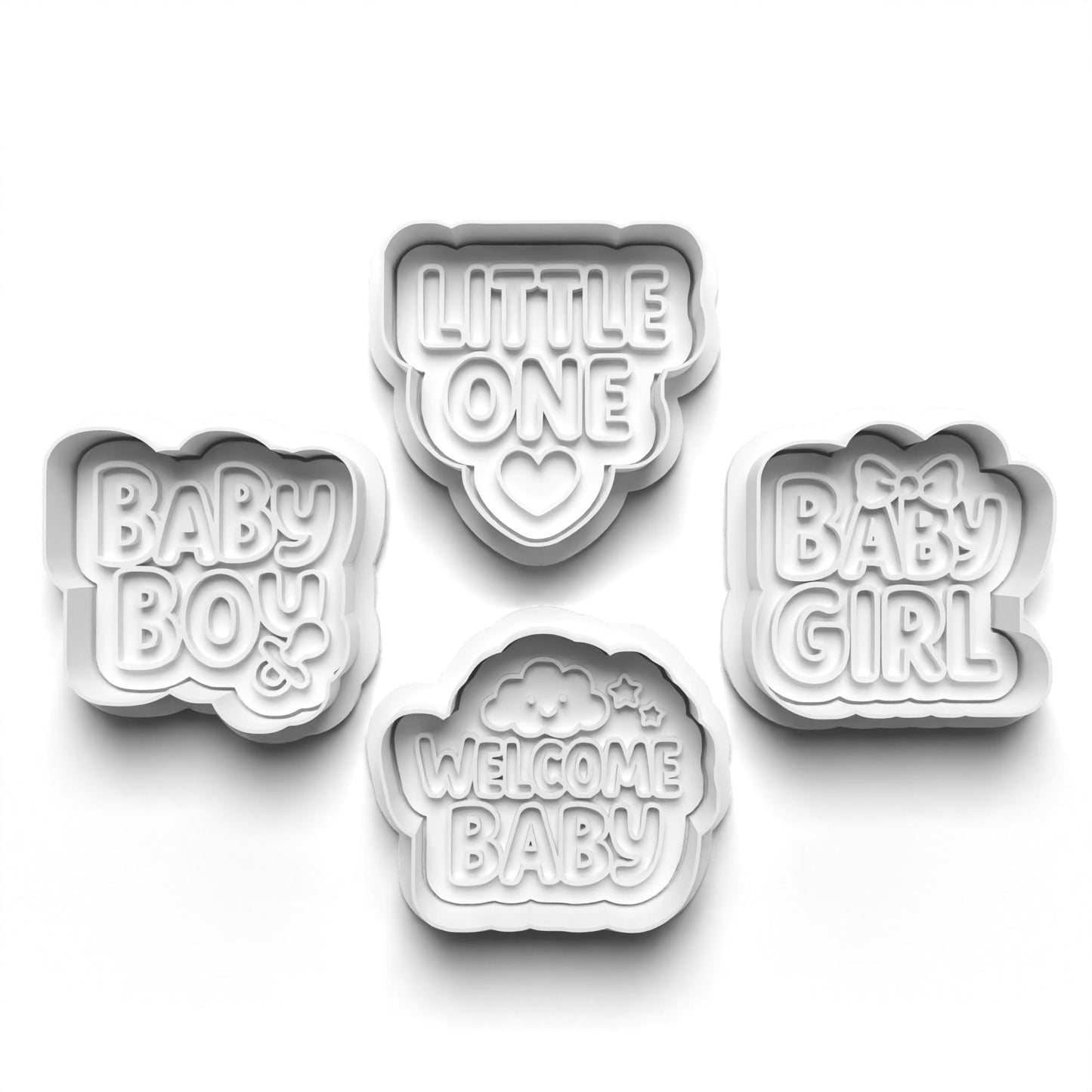 Baby Boy/Baby Girl 2" Cutter & Stamp