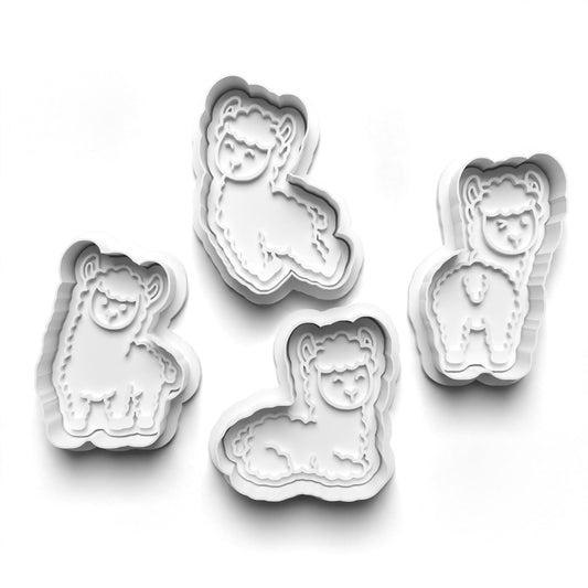 Llama 2'' Cutter and Stamp Prv - Original Product for Crafting and DIY Projects Bakeware Clay