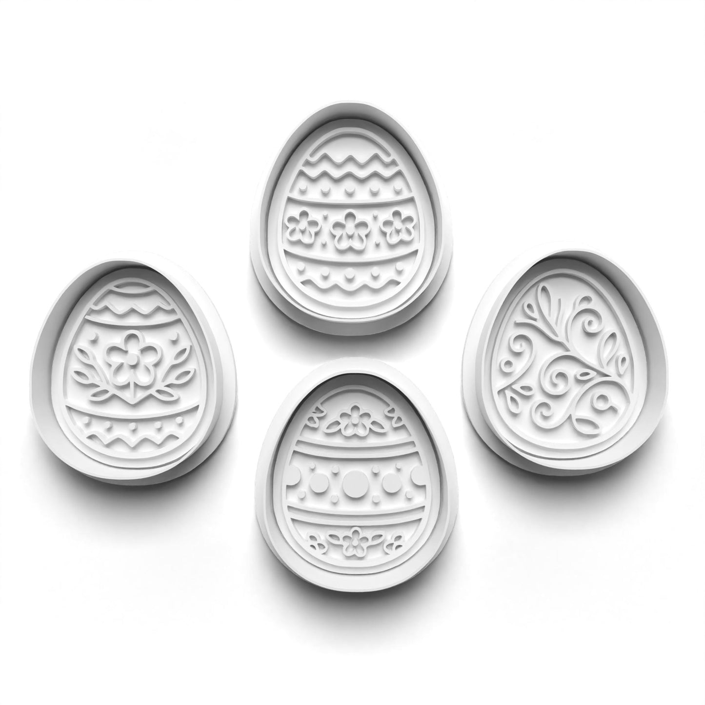 Easter PRV Fondant & Cookie Cutter Set with Stamp 2 Inches