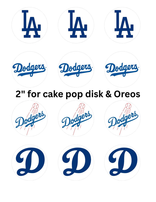 Dodgers Edible Image (READY)