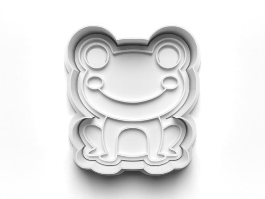 FROG  2'' Cutter and Stamp Prv - Original Product for Crafting and DIY Projects Bakeware Clay