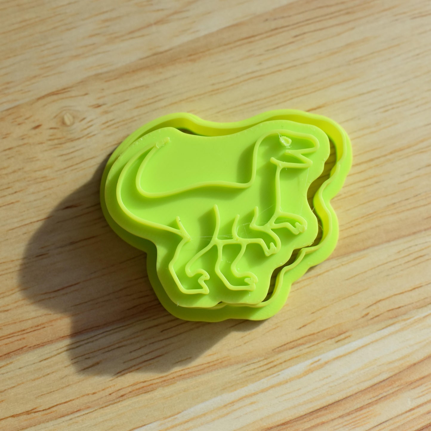 Dinosaur Realistic Fondant Cutter & Stamp Combo 2" - T-Rex Stegosaurus Triceratops Velociraptor for Cake Pops Cupcakes Mini Cakes
