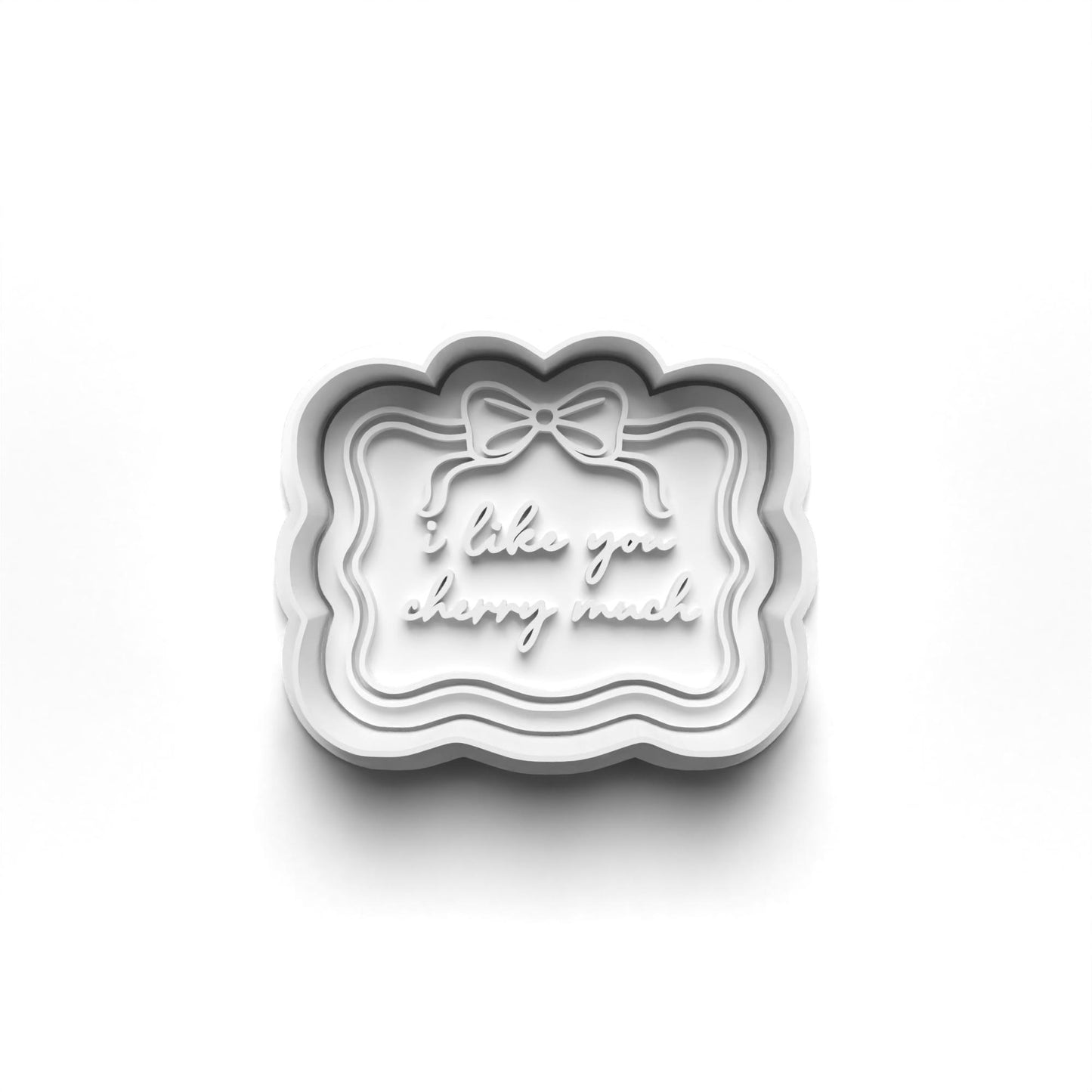 Cherry's Birthday cutter and stamps 2"