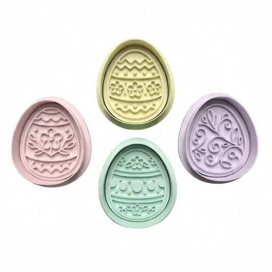 Easter PRV Fondant & Cookie Cutter Set with Stamp 2 Inches