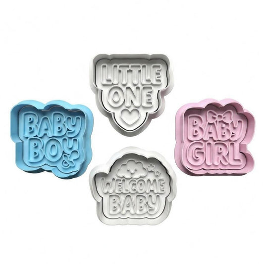 Baby Boy/Baby Girl 2" Cutter & Stamp