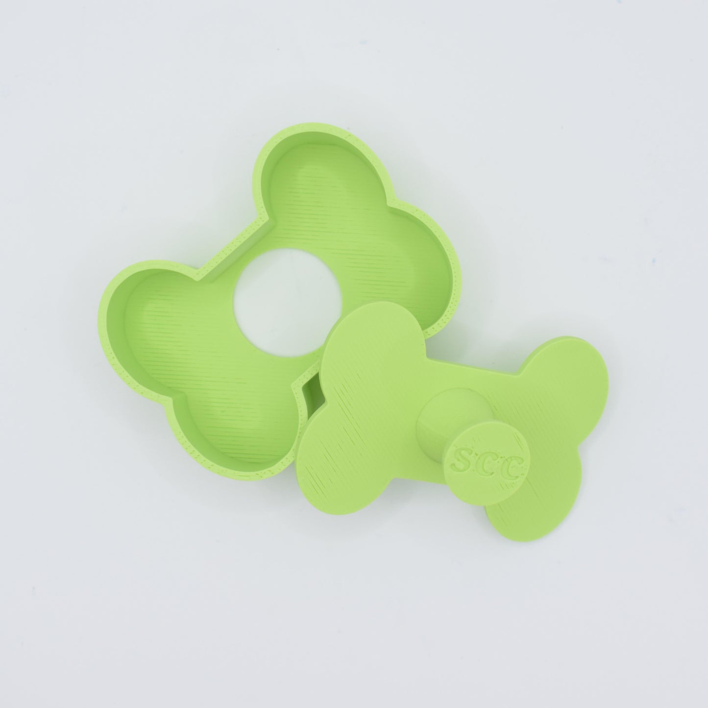 Sweet Cut Co. Dog Bone 2" Cutter and Stamp PRV - Eco-friendly Food-safe PLA PETG - Perfect for 1.5-2" Holiday Cookies - Made in USA