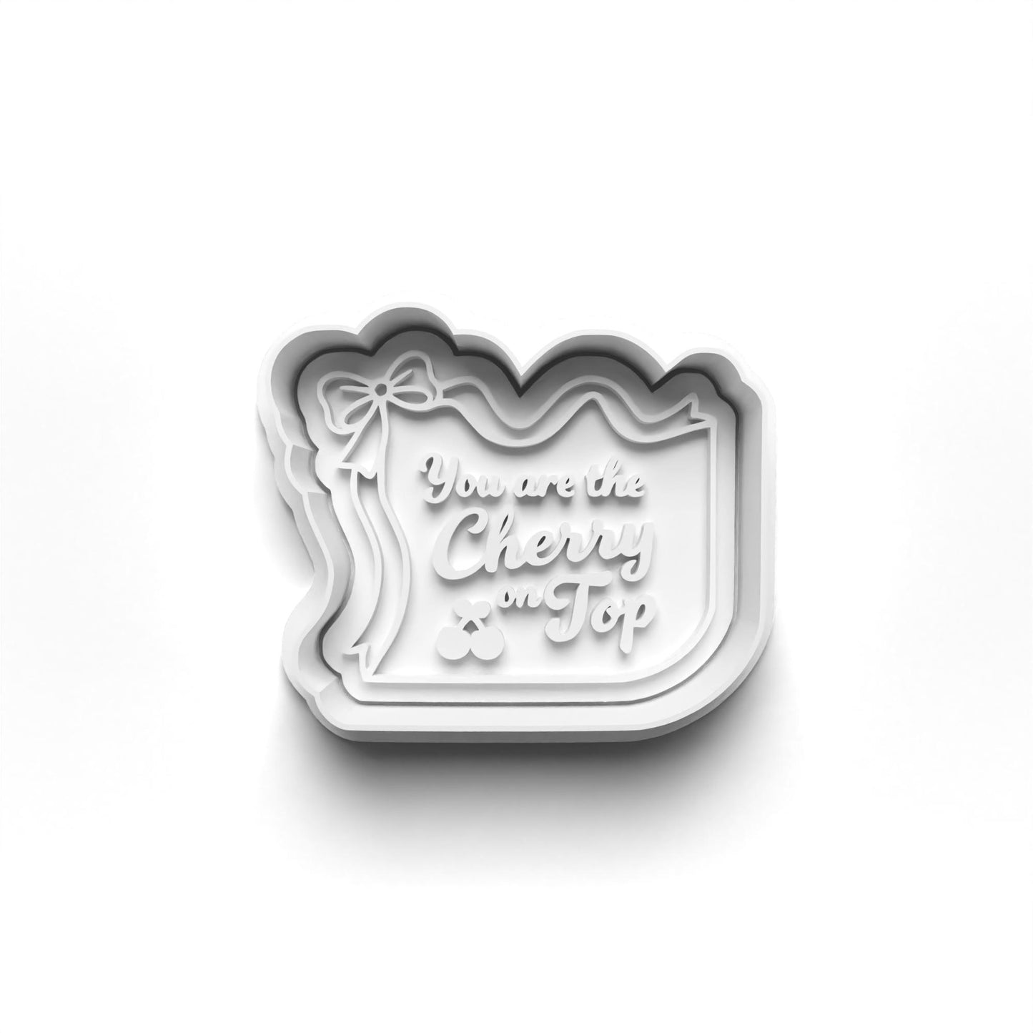 Cherry's Birthday cutter and stamps 2"