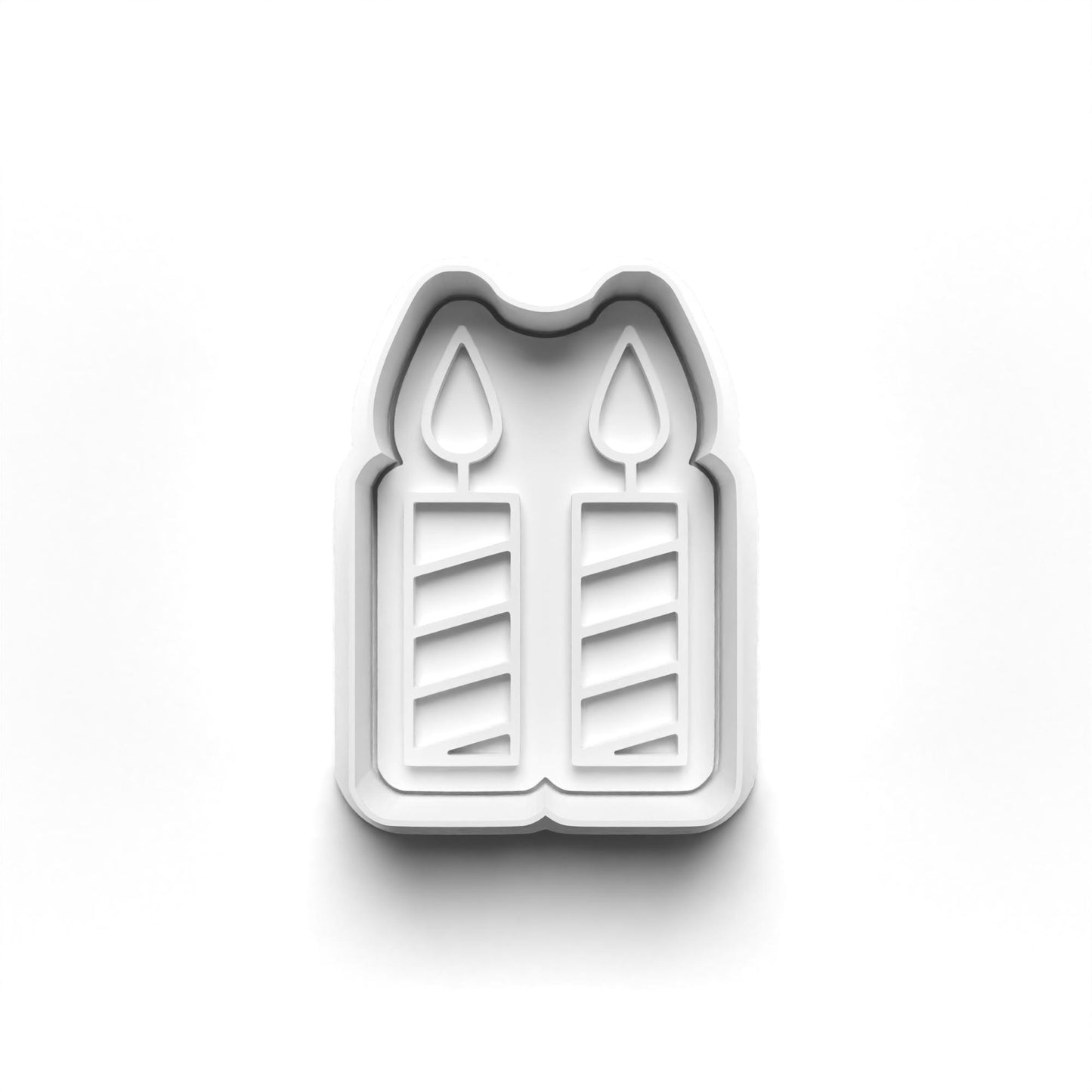 Birthday Candles cutter and stamps 2"