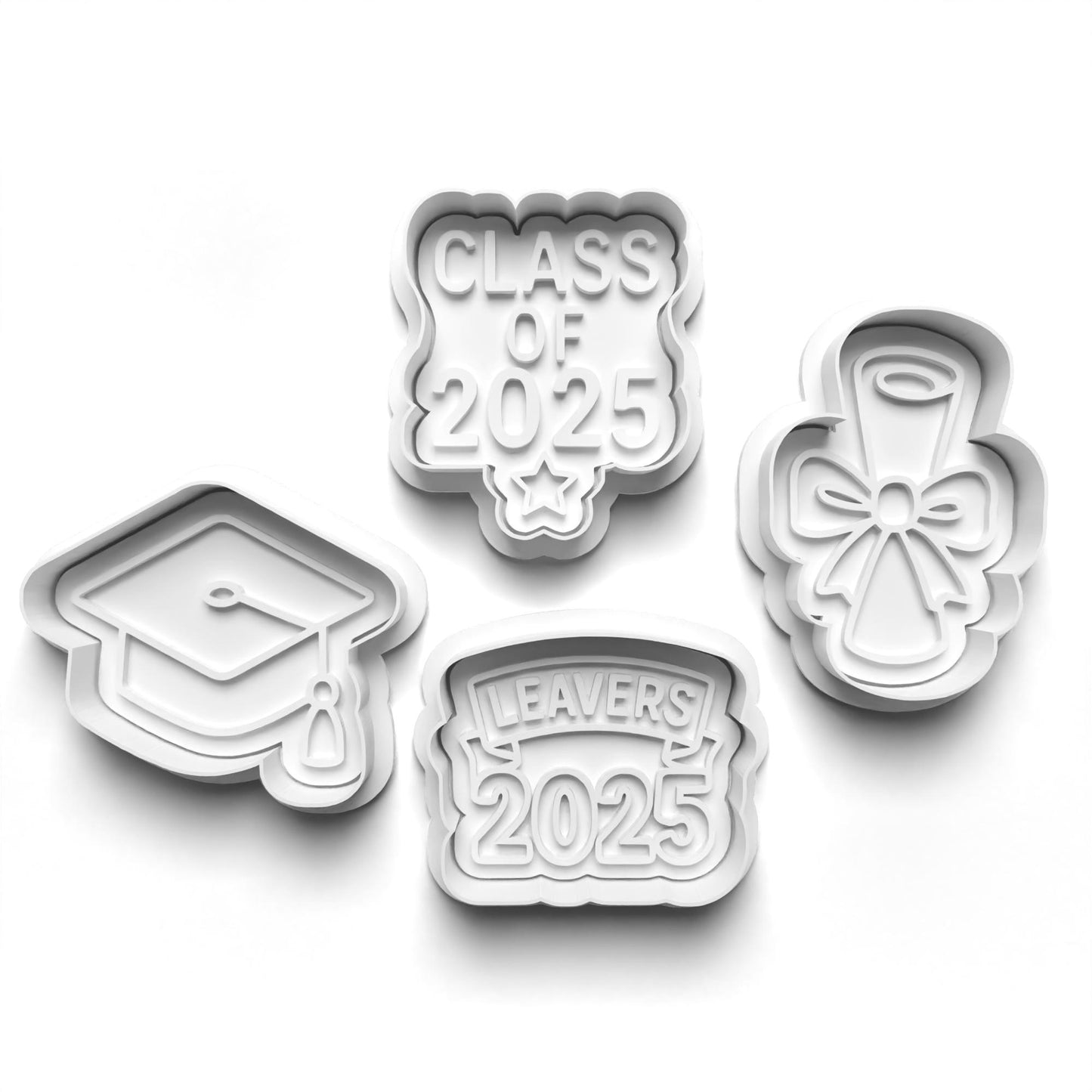 GRADUATION CUTTER AND STAMP 2'' BAKING TOOL