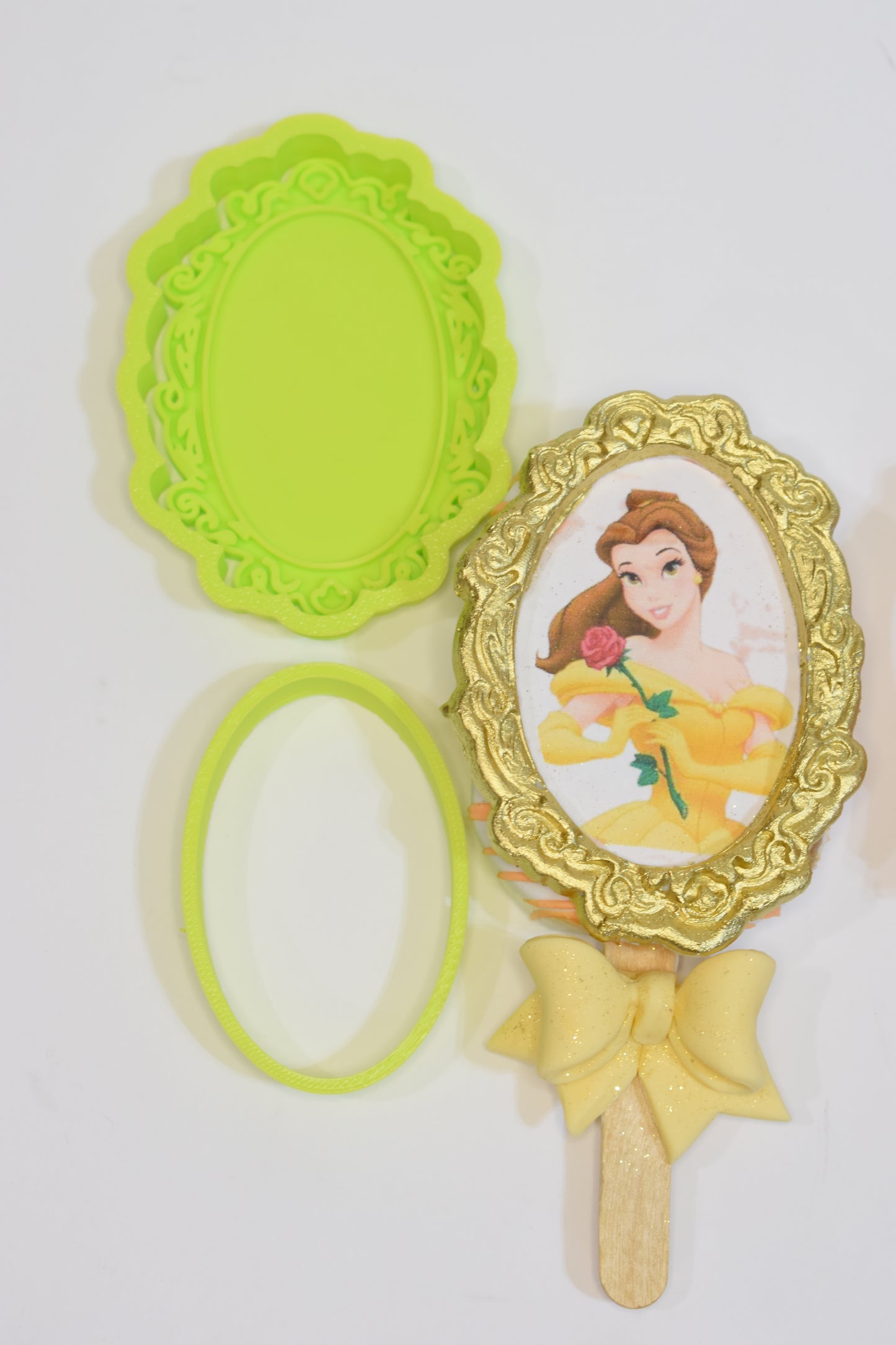 Different style frame cutter and stamps