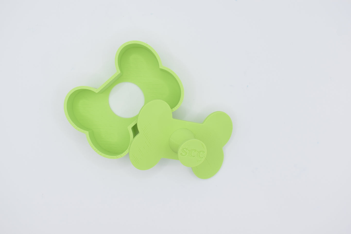Sweet Cut Co. Dog Bone 2" Cutter and Stamp PRV - Eco-friendly Food-safe PLA PETG - Perfect for 1.5-2" Holiday Cookies - Made in USA