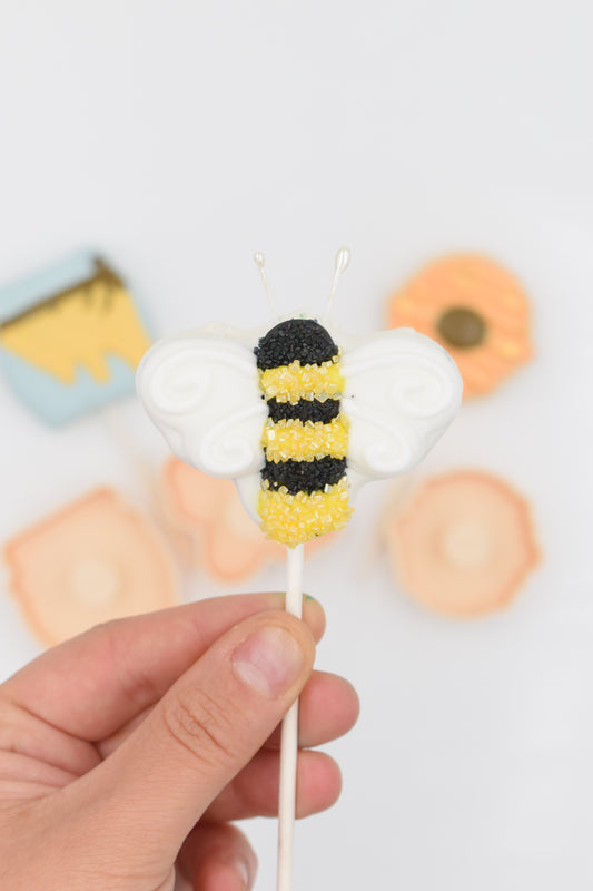 BEE THEMED Cake Pop Mold PRV, 1oz size cake pop press stamp and mold, hobbyist and professionals