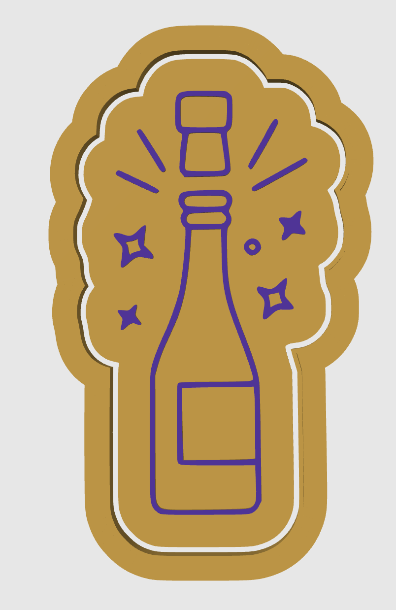 New Year Cutter and Stamp