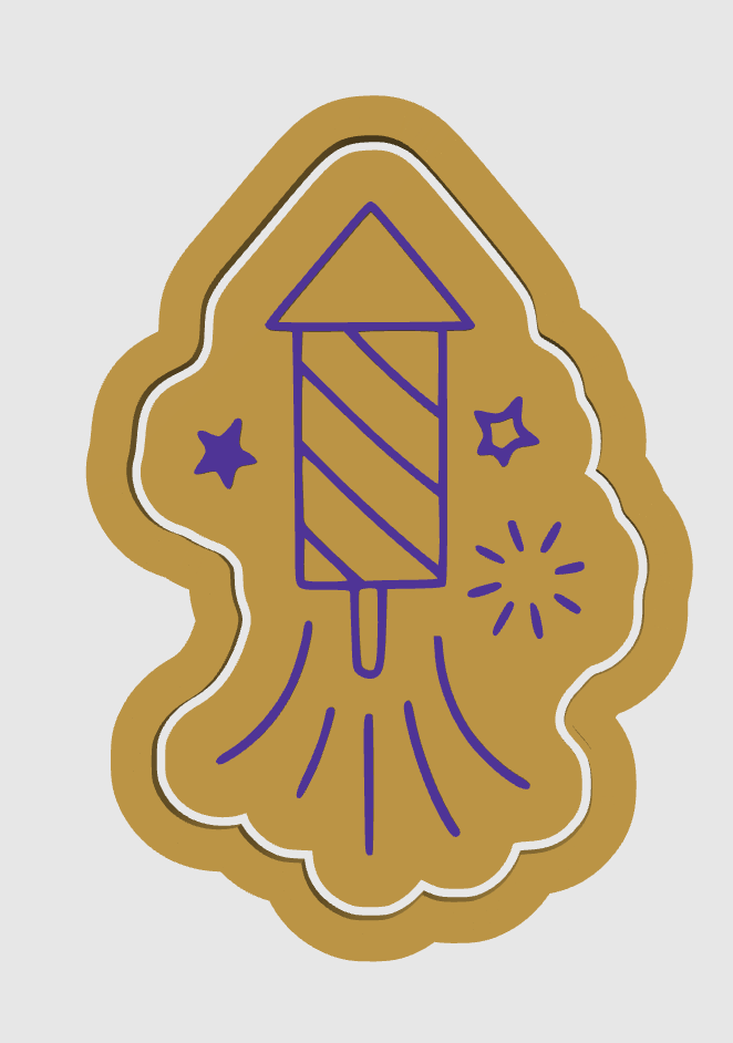 New Year Cutter and Stamp