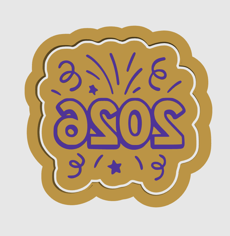 New Year Cutter and Stamp