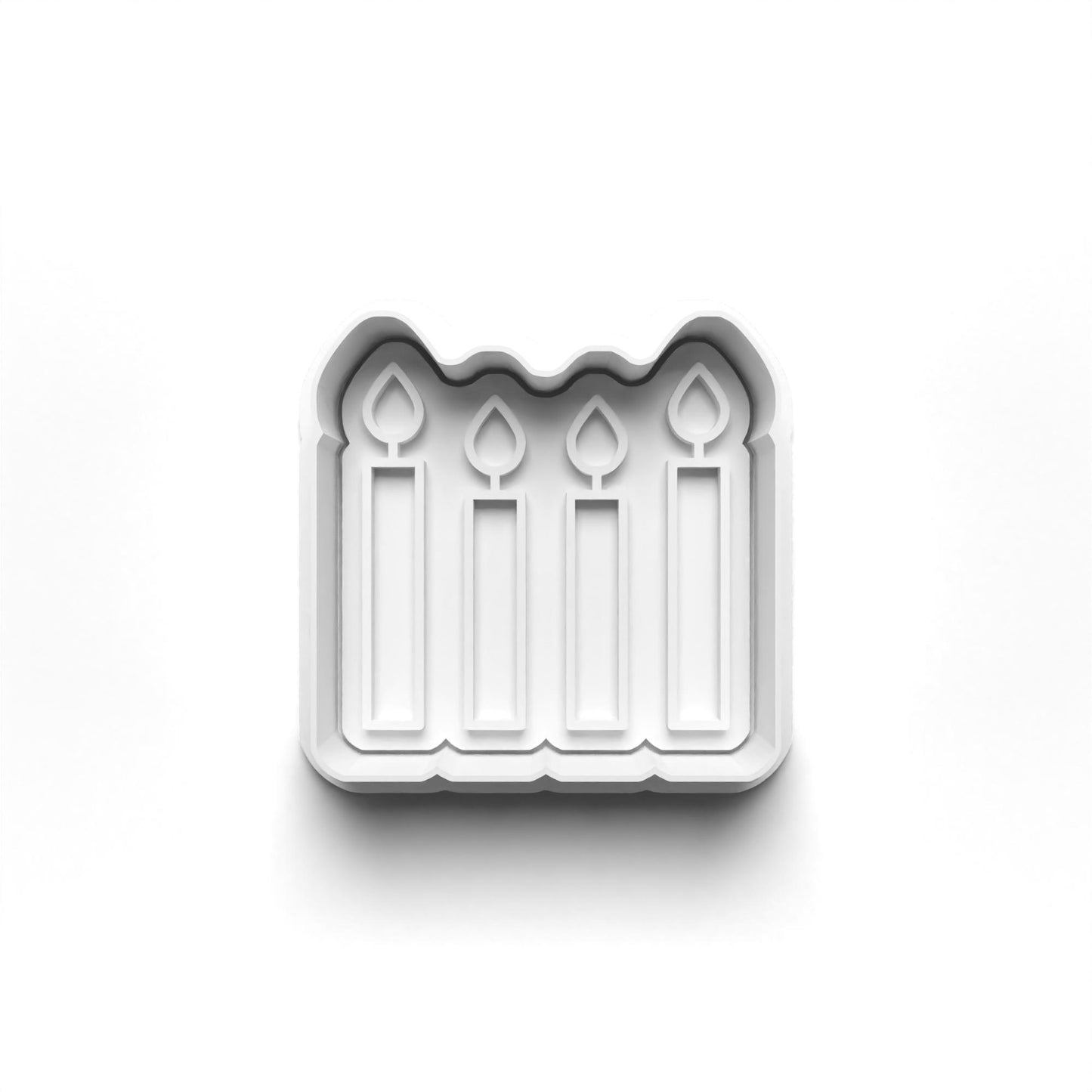 Birthday Candles cutter and stamps 2"