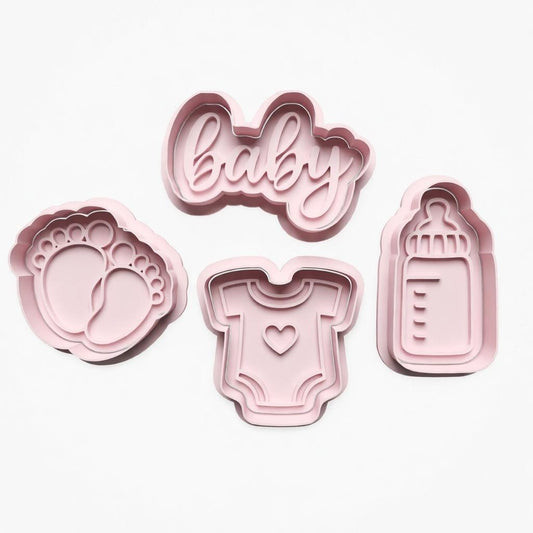 Baby Shower 2" Cutter & Stamp