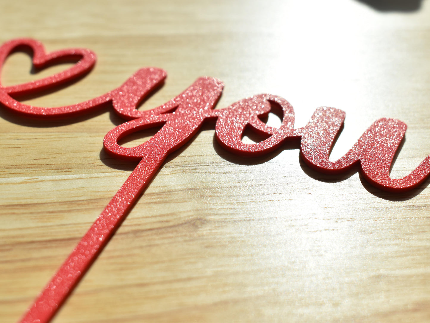 Valentine's Day Cake Signs and toppers