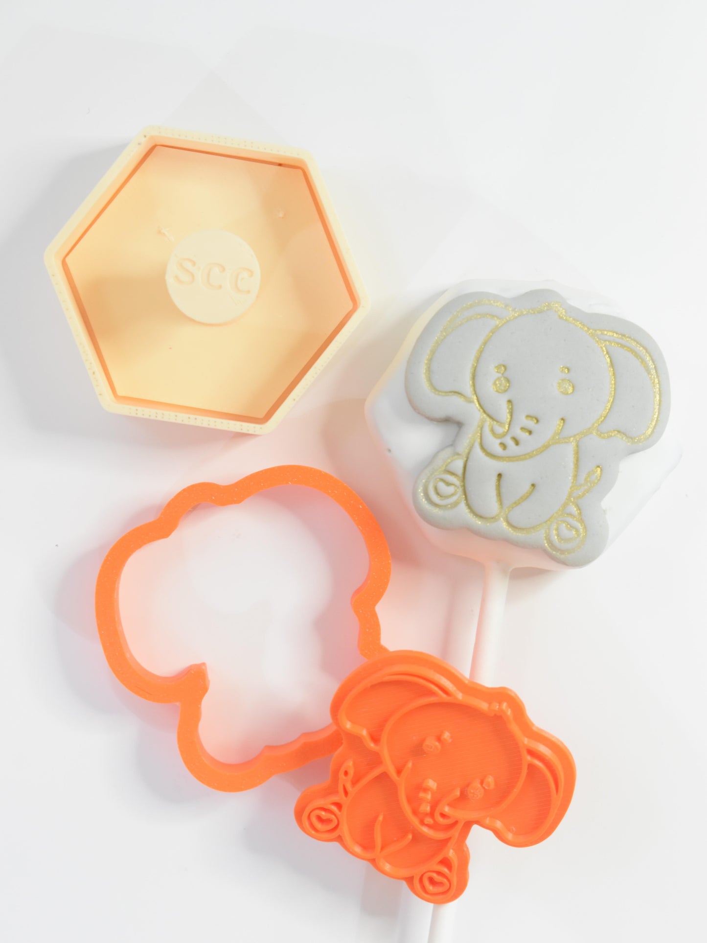 Baby Animal 2'' Cutter and Stamp Prv - Original Product for Crafting and DIY Projects Bakeware Clay