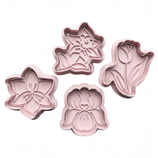 Daffodil Tulip Lillie Iris 2"