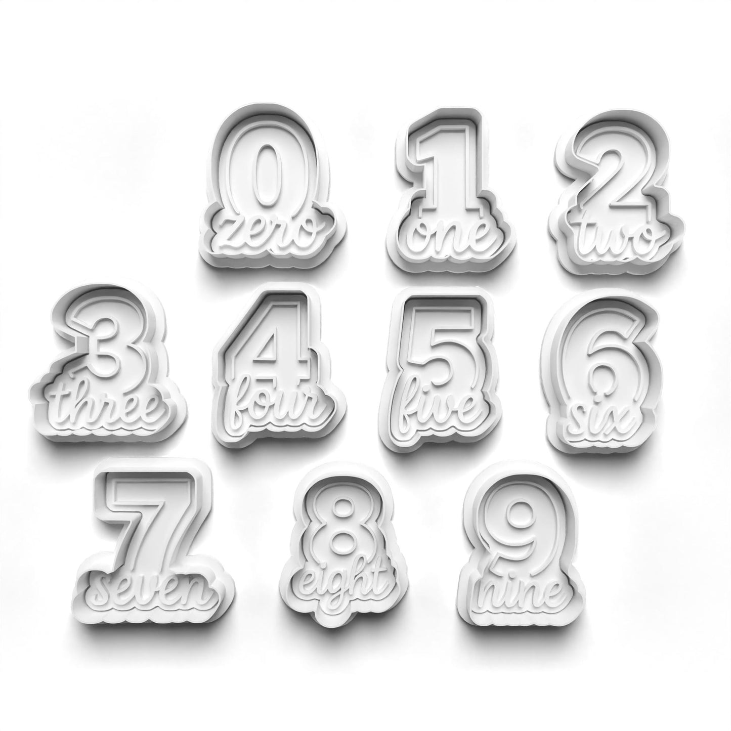 NUMBERS cutter and stamps