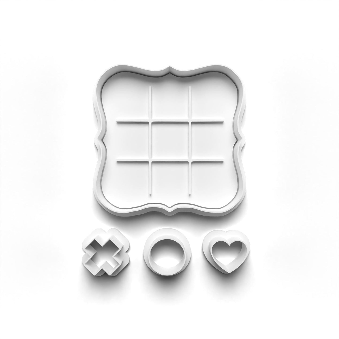 TIC TAC TOE 109x110mm (4.33'') Cutter & Stamp