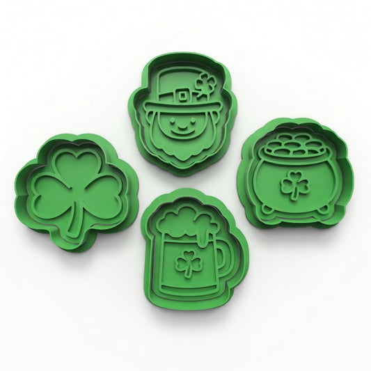 St. Patrick's Day 2" Cutter & Stamp