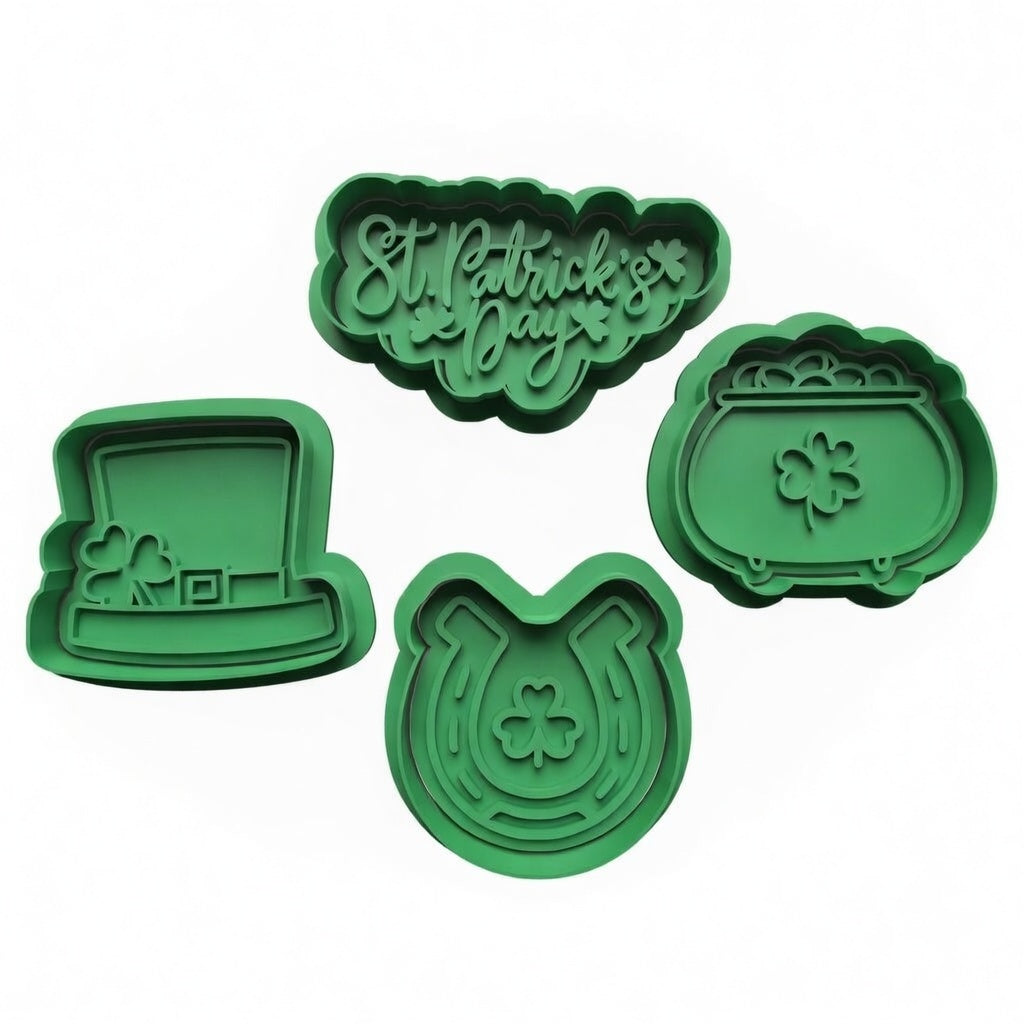 St. Patrick's Day 2" Cutter & Stamp