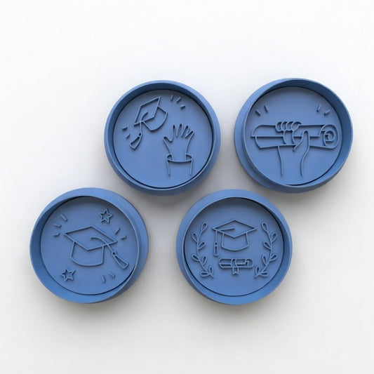 GRADUATION CUTTER AND STAMP 2'' BAKING TOOL