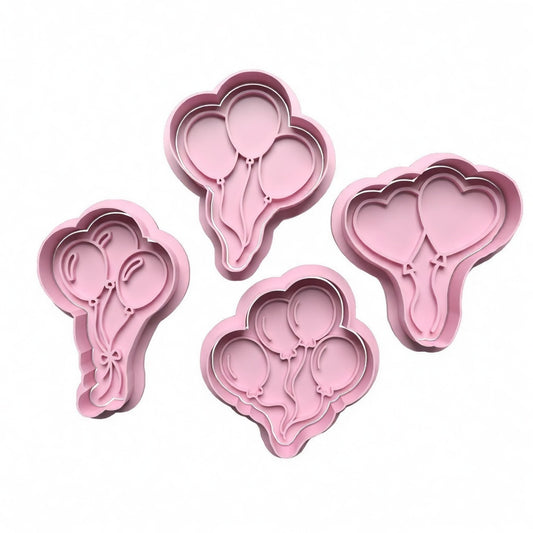 BALLOON Cutter Set with Stamp 2''